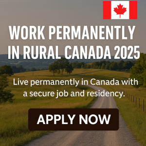 العمل في ريف كندا 2025 رسميا