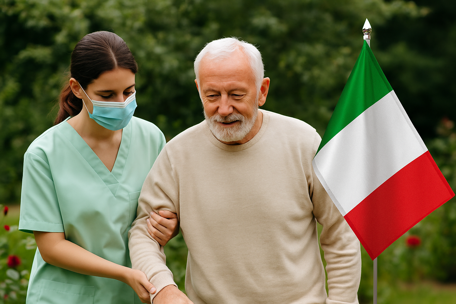 مطلوب أشخاص لرعاية المسنين في إيطاليا 2025